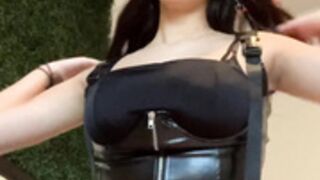 Matiofficial playes with herself and rides