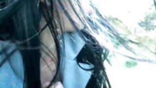 Mature Italian Exib squirt street part.14