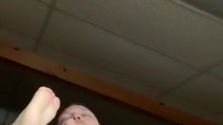 My little Foot Whore Worships and Sucks my Toes