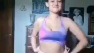 Blonde Stepsister strips for you