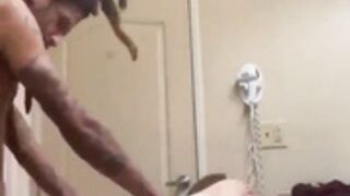 Snowbunny loves thug's massive bbc