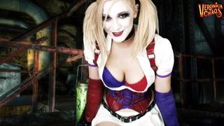 Veronica chaos Harley Quinn footjob