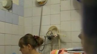 Caught Sister taking a bath