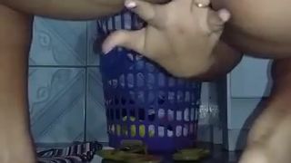 masturbating in the bathroom