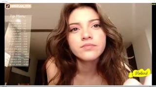 Angela_5 Pierced Nipples, Pussy Play & Sucks Dildo