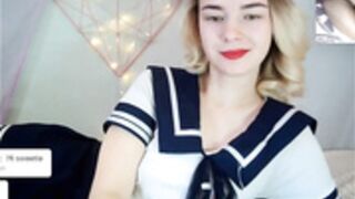 Coomeet Teen in School Girl Costume