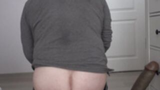 Mr BigHOLE Big Ass Gay Gaped by 15 Inch Dildo