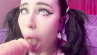 Peachgardensofficial - THIS HUGE COCK FLOODED MY FACE